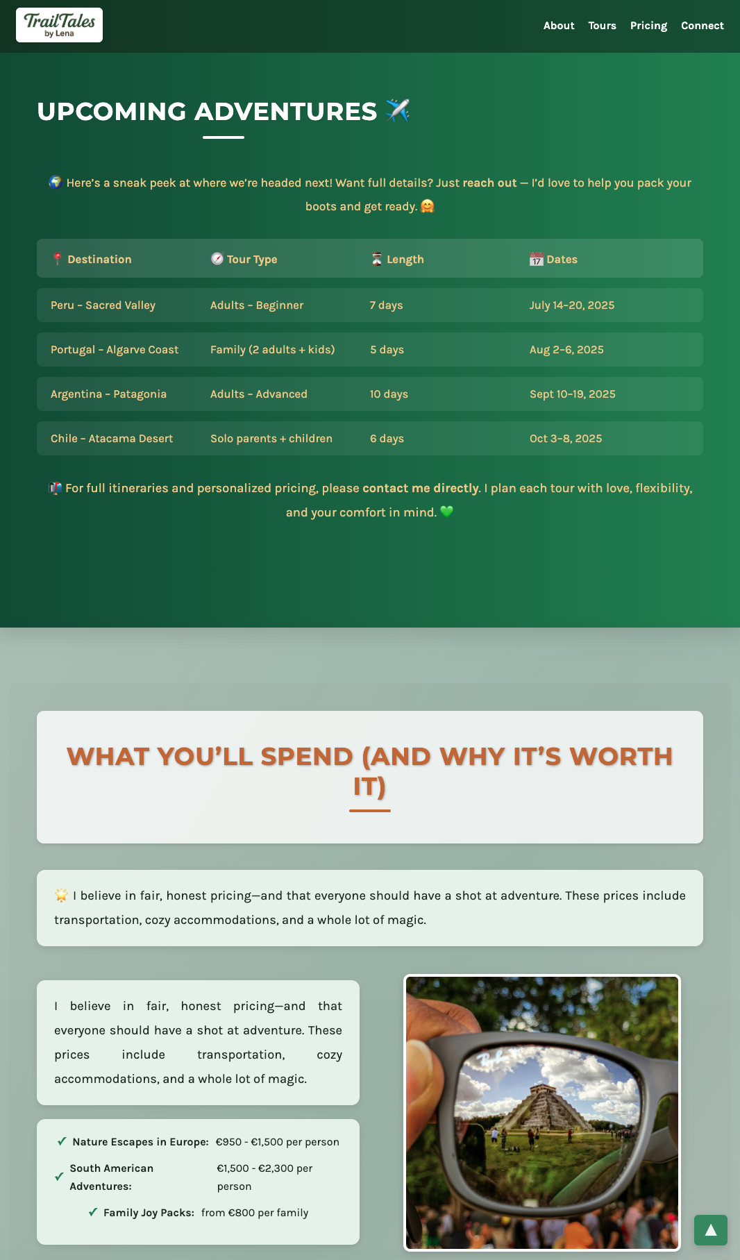 Travel Agent - Calendar